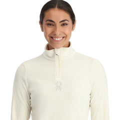 Womens Shimmer Bug Half Zip - Vanilla Latte