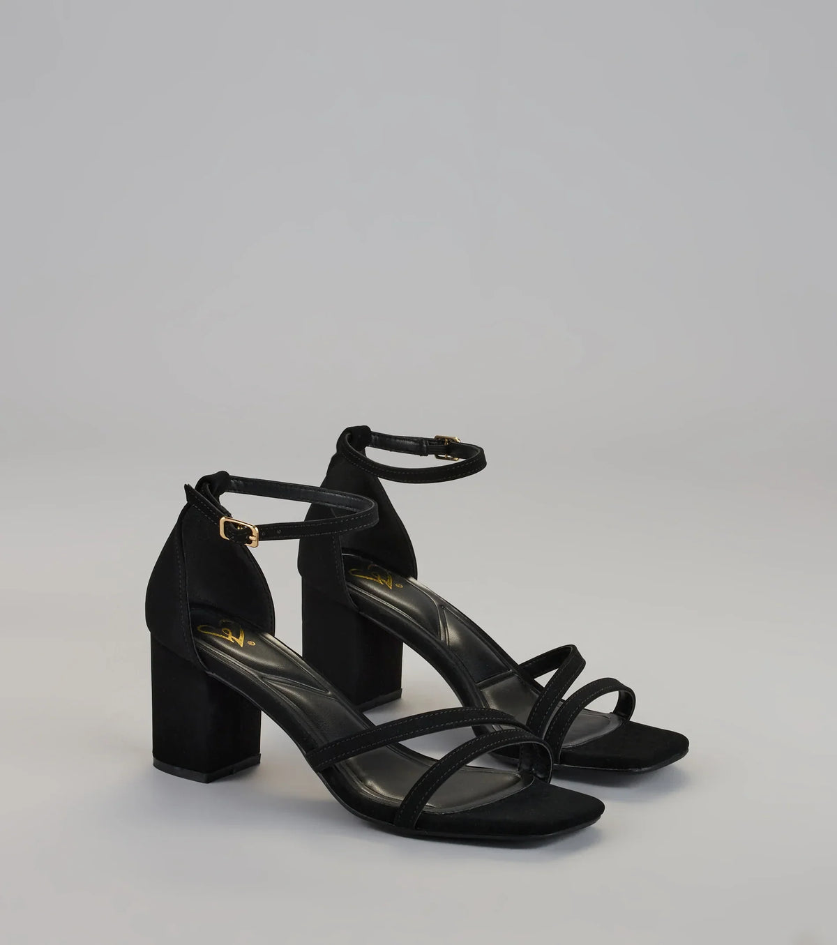 Chic Step Strappy Block Heels