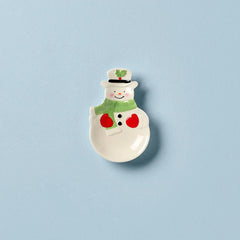 Hosting The Holidays Snowman Spoon Rest