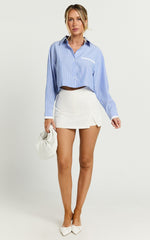 Widness Skort - A Line Skort in White