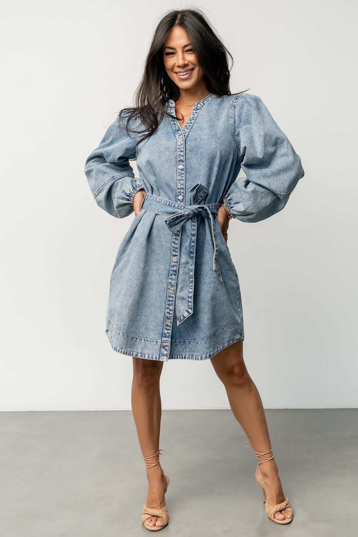 Tora Denim Dress | Light Wash