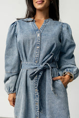 Tora Denim Dress | Light Wash