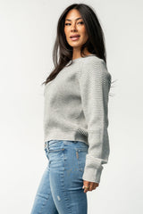 Zadie Striped Sweater | Ivory + Olive