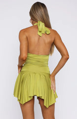 Use Somebody Mini Dress Olive