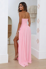 Runaway The Label Rosette Gown Pink