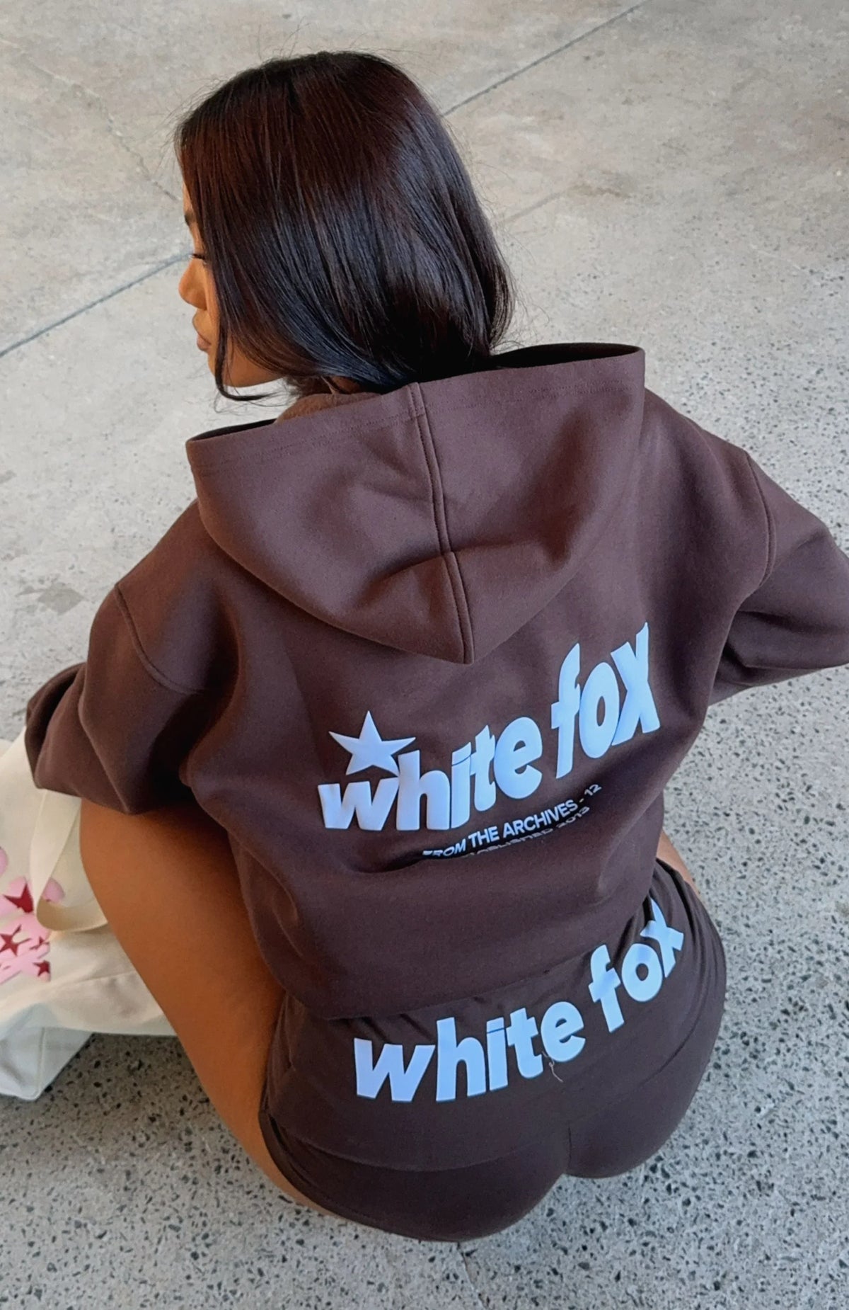 From The Archives Gigi Fold Over Booty Shorts Chocolate