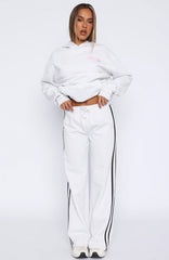 11th Street Out & About Wide Leg Sweatpants Glaze