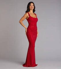 Kaylie Rhinestone Mermaid Formal Dress