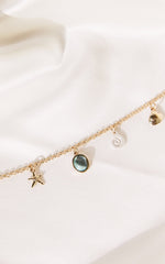 Shelley Charm Bracelet in Gold