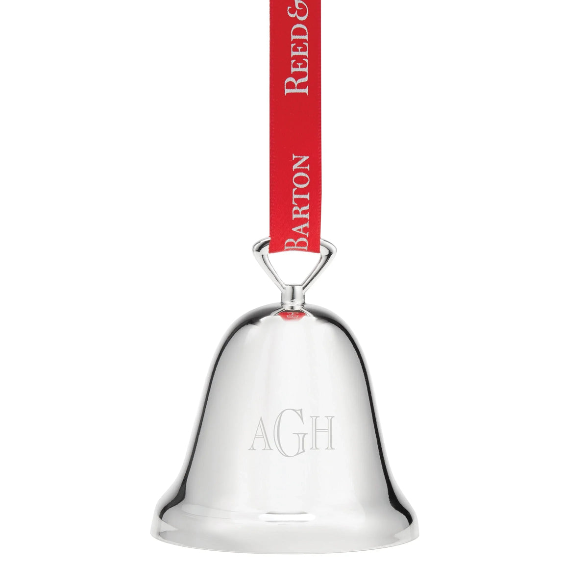 Personalized Silverplated Christmas Bell