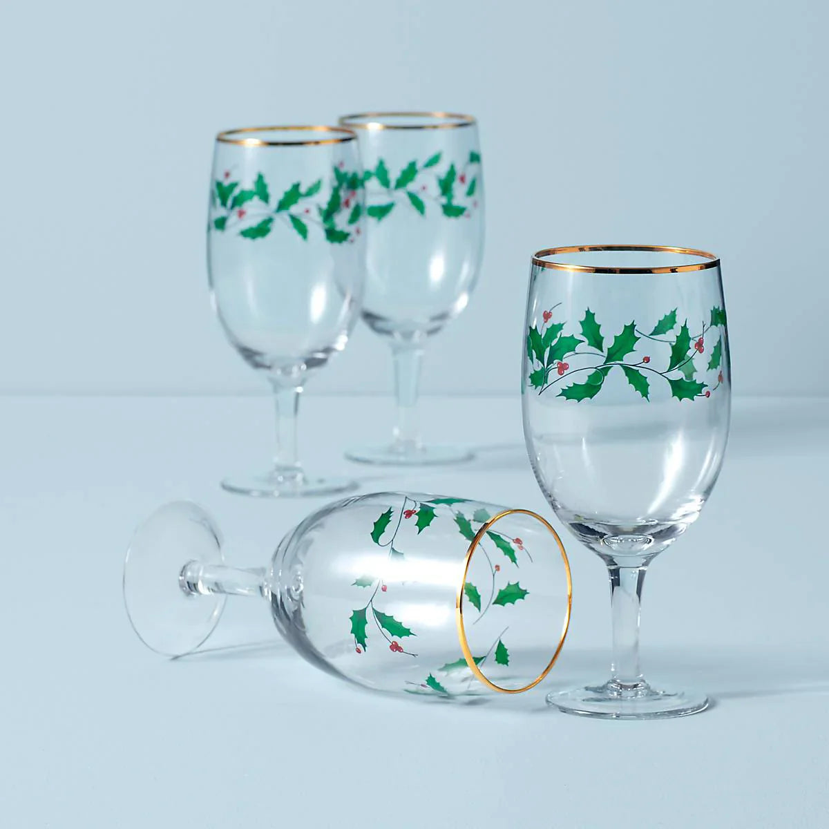 Holiday 4-Piece Iced Beverage Glass Set