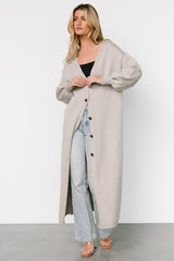 Ethel Long Cardigan | Gray